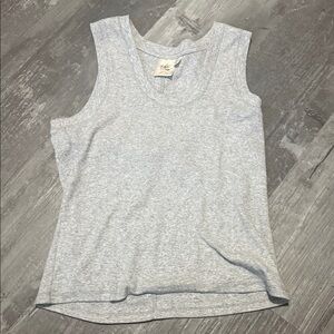 White Crow Buckle Tank Top Grey Lightweight Material Size Womens Medium